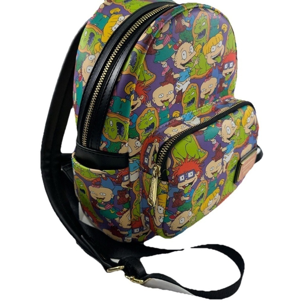 Nickelodeon LOUNGEFLY RUGRATS Mini Backpack Mint Condition - Picture 3 of 7
